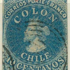 P3933 - CHILE , YVERT NR. 6 , USADO