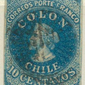 P3933 - CHILE , YVERT NR. 6 , USADO