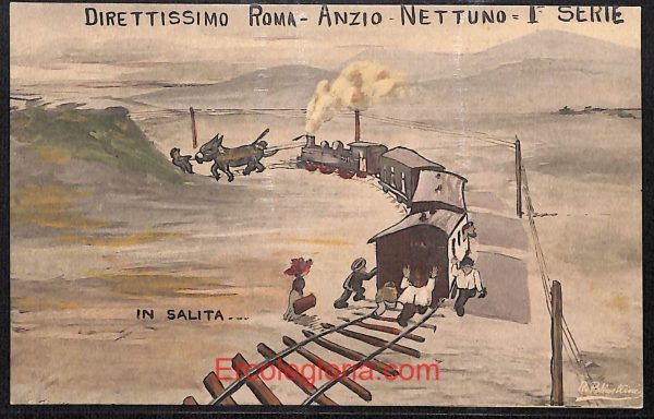 ad7895 - CARTOLINA D'EPOCA - Roma Città - Ferrovia - Pollastrini
