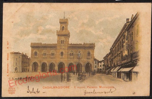 ae5550 - CARTOLINA D'EPOCA - Cremona Provincia - Casalmaggiore   1901