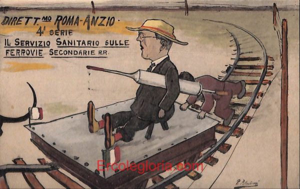 ad7896 - CARTOLINA D'EPOCA - Roma Città - Ferrovia - Pollastrini