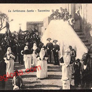 ag8892 - CARTOLINA D'EPOCA - Messina Provincia - Taormina