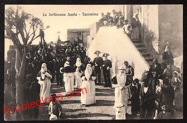 ag8892 - CARTOLINA D'EPOCA - Messina Provincia - Taormina
