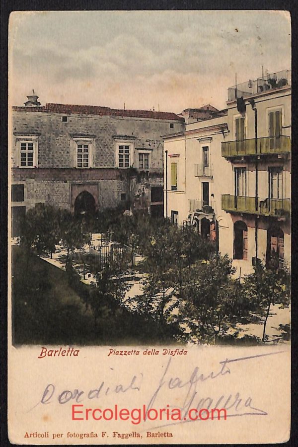 ae0903 - CARTOLINA  D'EPOCA - BAT Provincia - Barletta