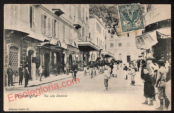 ag5353 - CARTOLINA D'EPOCA - Imperia Provincia - Ventimiglia    1904