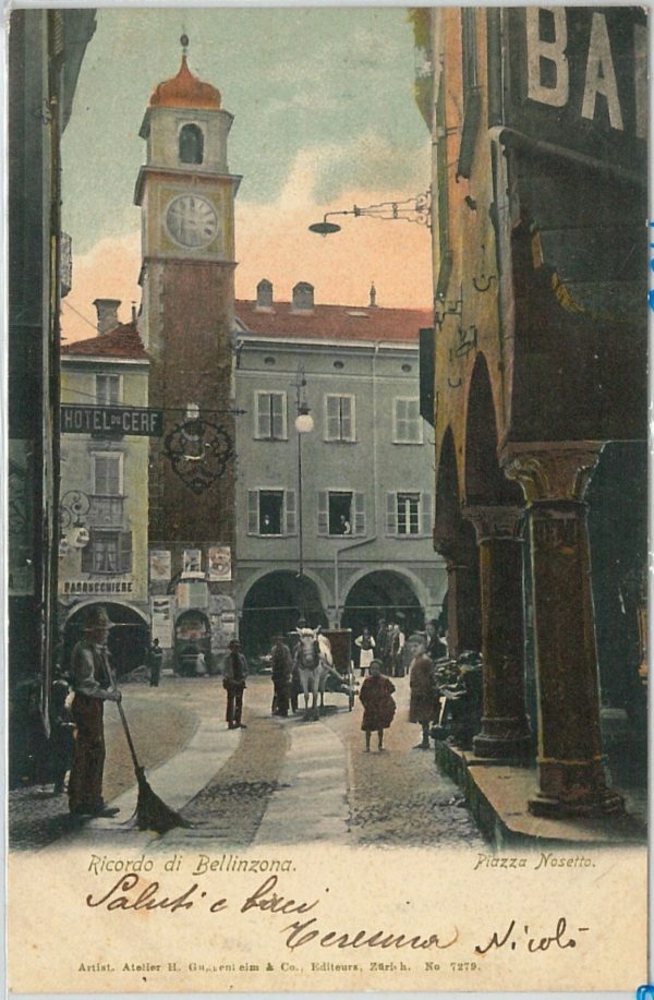 57560 - SWITZERLAND Schweiz - Ansichtskarten VINTAGE  POSTCARD -  TI Bellinzona