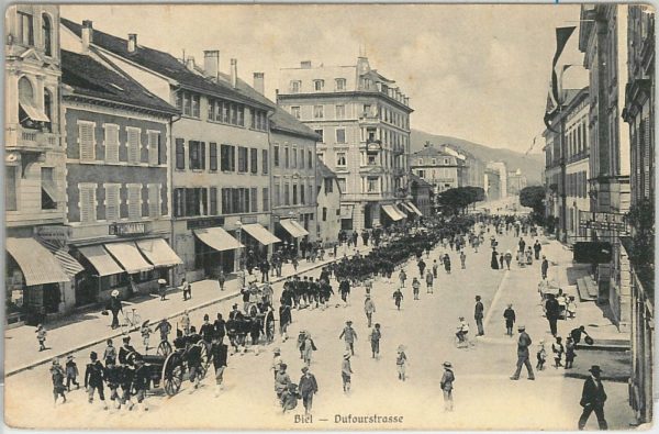 57563 - SWITZERLAND Schweiz - Ansichtskarten VINTAGE  POSTCARD -  BE  Biel 1904