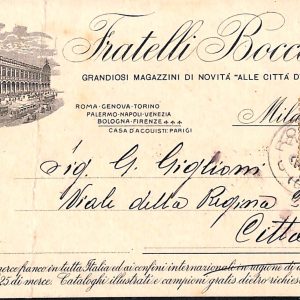 ac3772 - CARTOLINA  D'EPOCA - Milano Città - Fratelli Bocconi  1916