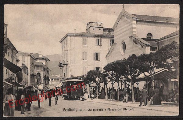 ag5369 - CARTOLINA D'EPOCA - Imperia Provincia - Ventimiglia    1919
