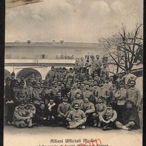 ae7385 - CARTOLINA D'EPOCA - Firenze Città - Allievi Ufficiali Medici