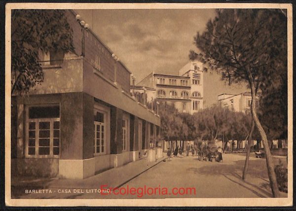 ae0905 - CARTOLINA  D'EPOCA - BAT Provincia - Barletta