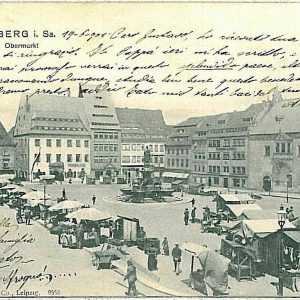 25806 - Ansichtskarten VINTAGE POSTCARD - Deutschland GERMANY -  Freiberg 1901
