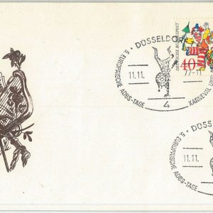 64799 - GERMANY  - POSTAL HISTORY - Special COVER - CIRCUS MUSIC  1972