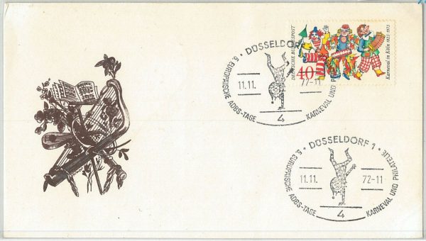 64799 - GERMANY  - POSTAL HISTORY - Special COVER - CIRCUS MUSIC  1972