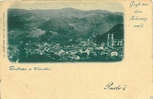 11768 - Ansichtskarten VINTAGE POSTCARD - Deutschland GERMANY -  TODTNAU 1901