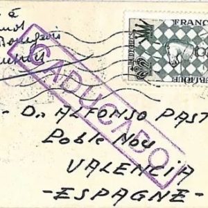 13036 - FRANCE - Postal History - AIRPLANE ZEPPELIN  postmark on COVER 1979