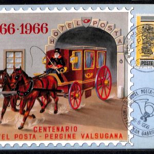 ab5471 - CARTOLINA  D'EPOCA - Trento Città : HOTEL POSTA