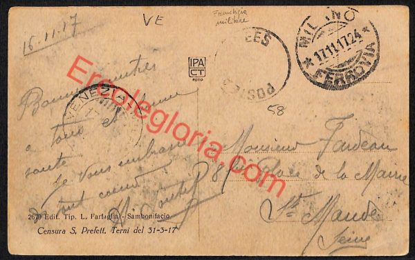 ae3341 - CARTOLINA  D'EPOCA - Verona Provincia - San Bonifacio - immagine 2