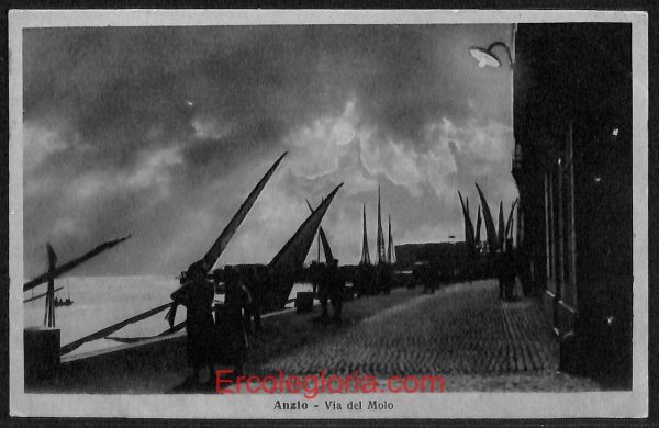 ad8020 - CARTOLINA D'EPOCA - Roma Provincia - ANZIO  1918