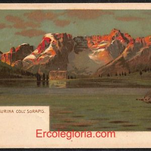ae1052 - CARTOLINA  D'EPOCA - Belluno Provincia - Lago di Misurina