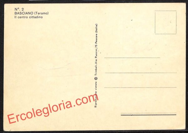 ai7491 - CARTOLINA D' EPOCA - Teramo Provincia - Basciano - immagine 2