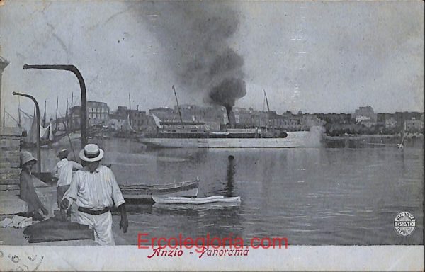 ad8027 - CARTOLINA D'EPOCA - Roma Provincia - ANZIO  1909