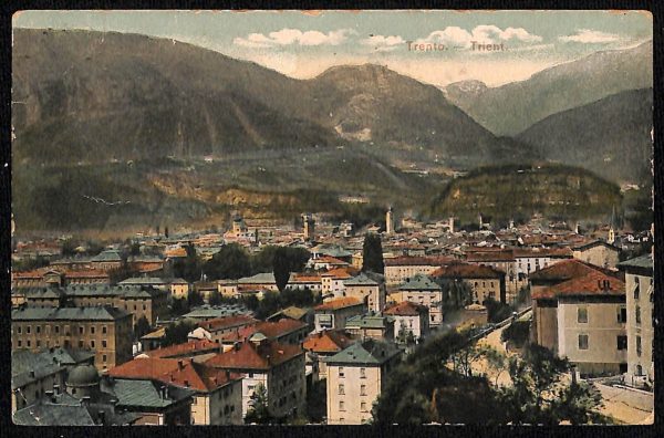 ab5477 - CARTOLINA  D'EPOCA - Trento Città : PANORAMA