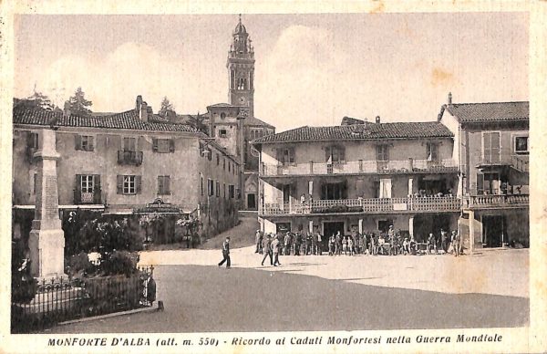 ab4624  -  CARTOLINA  D'EPOCA -  Cuneo Provincia -  MONFORTE D'ALBA