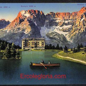 ae1054 - CARTOLINA  D'EPOCA - Belluno Provincia - Lago di Misurina