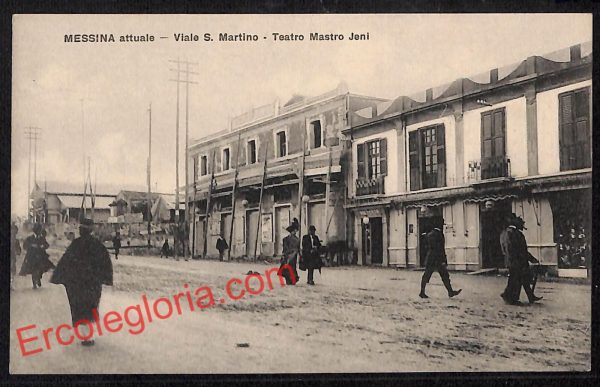ag8579 - CARTOLINA D'EPOCA - Messina Città - Viale San Martino