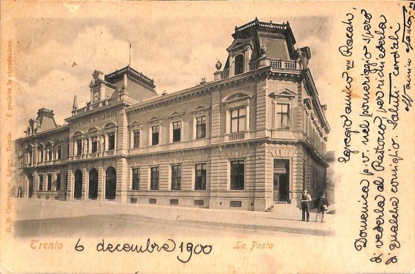 ab5480 - CARTOLINA  D'EPOCA - Trento Città : LA POSTA