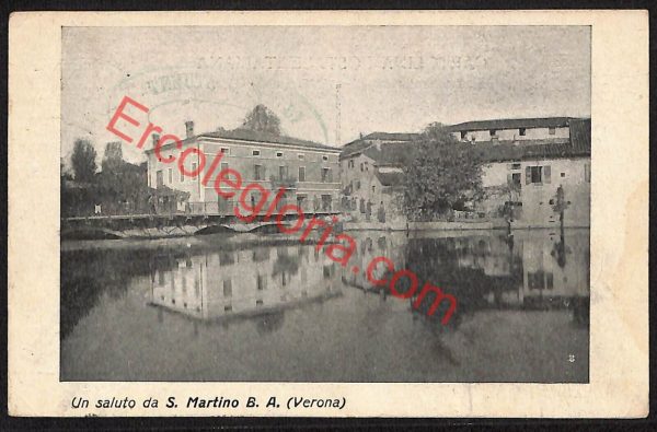 ae3351 - CARTOLINA  D'EPOCA - Verona Provincia - San Martino B. A.