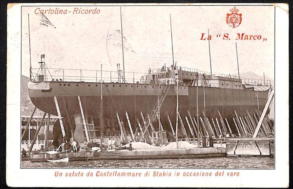 ab8206 - CARTOLINA  D'EPOCA - Napoli  Provincia  - CASTELLAMMARE