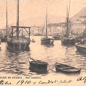 ab8208 - CARTOLINA  D'EPOCA - Napoli  Provincia  - CASTELLAMMARE  1910