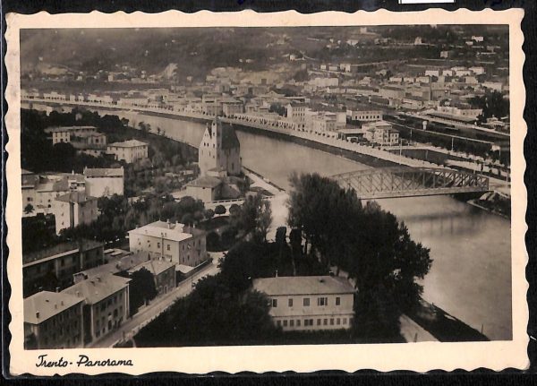 ab5485 - CARTOLINA  D'EPOCA - Trento Città : PANORAMA