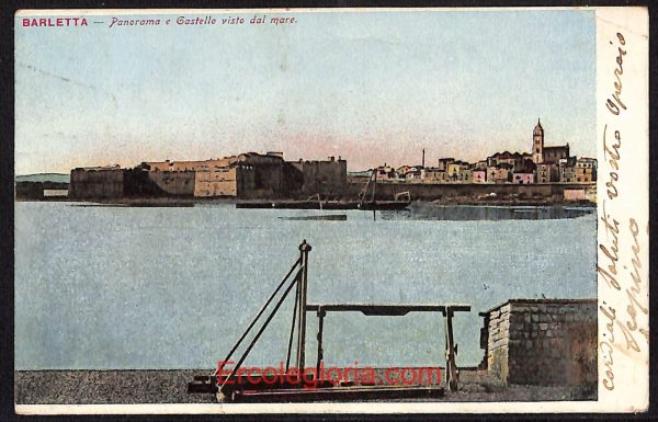 ae0907 - CARTOLINA  D'EPOCA - BAT Provincia - Barletta  1905