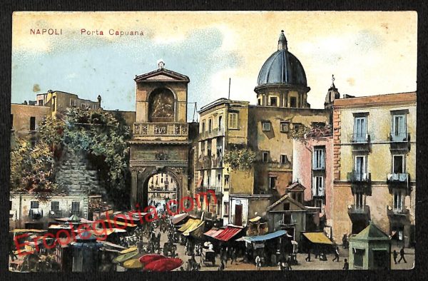 ag9661 - CARTOLINE D'EPOCA - Napoli Città - Porta Capuana