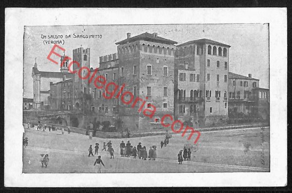 ae3356 - CARTOLINA  D'EPOCA - Verona Provincia - Sanguinetto  1917