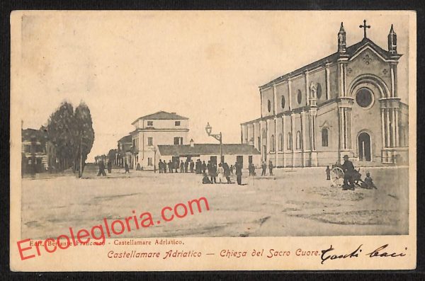 ai7497 - CARTOLINA D' EPOCA - Teramo Provincia - Castellammare Adriatico