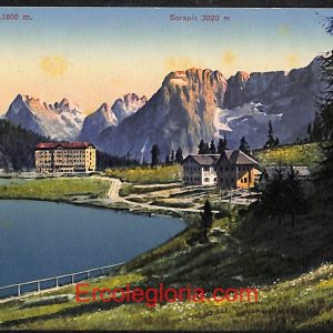 ae1058 - CARTOLINA  D'EPOCA - Belluno Provincia - Lago di Misurina