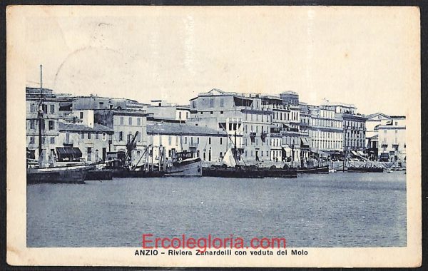 ad8041 - CARTOLINA D'EPOCA - Roma Provincia - ANZIO  1930