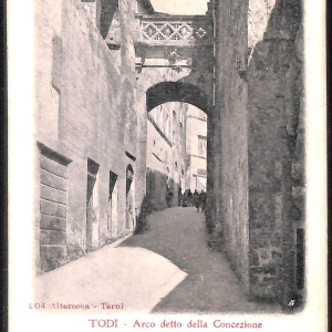 ac3040 - CARTOLINA  D'EPOCA - Perugia Provincia - TODI  1908