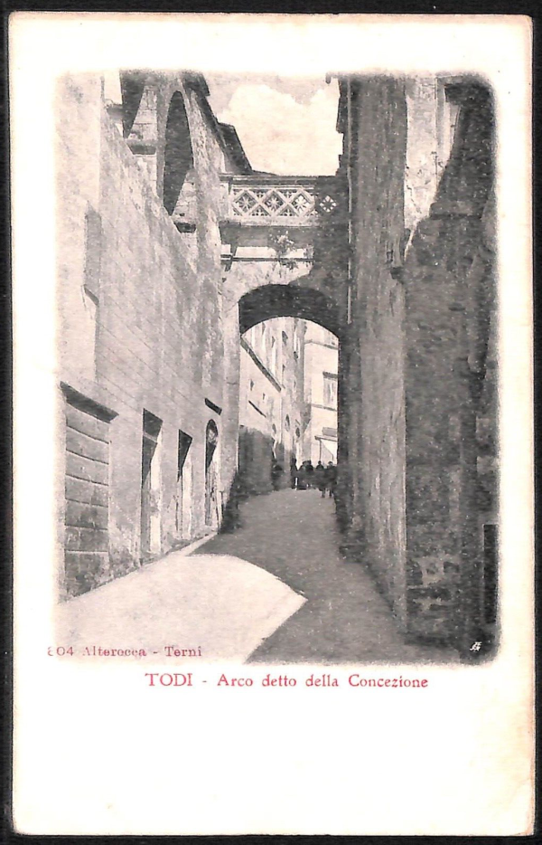 ac3040 - CARTOLINA  D'EPOCA - Perugia Provincia - TODI  1908