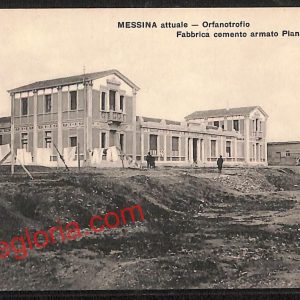 ag8581 -CARTOLINA D'EPOCA - Messina Città- Fabbrica cemento armato Piano Musella