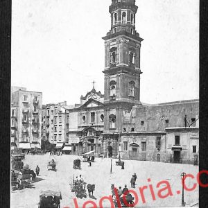 ag9662 - CARTOLINE D'EPOCA - Napoli Città - Chiesa del Carmine