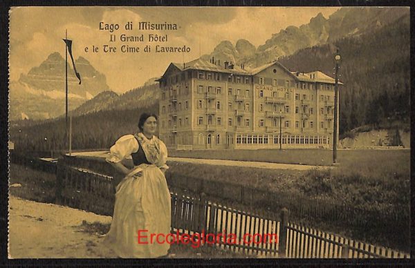 ae1060 - CARTOLINA  D'EPOCA - Belluno Provincia - Lago di Misurina