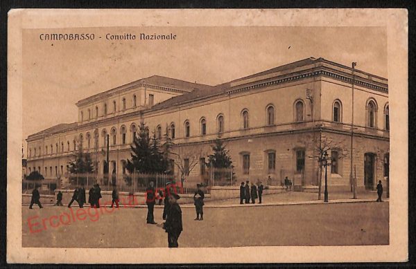 ae4555 - CARTOLINA D'EPOCA - Campobasso Città - Convitto Nazionale