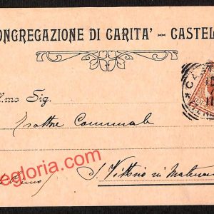 ai7508 - STORIA POSTALE - Teramo Provincia - Castelli