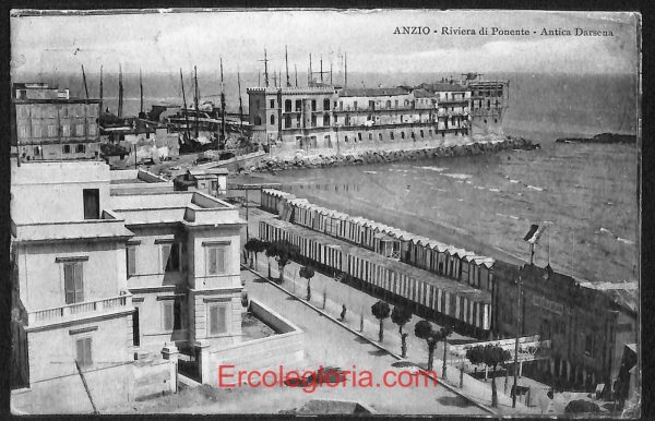 ad8044 - CARTOLINA D'EPOCA - Roma Provincia - ANZIO  1910
