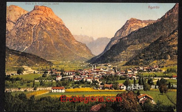 ae1062 - CARTOLINA  D'EPOCA - Belluno Provincia - Agordo